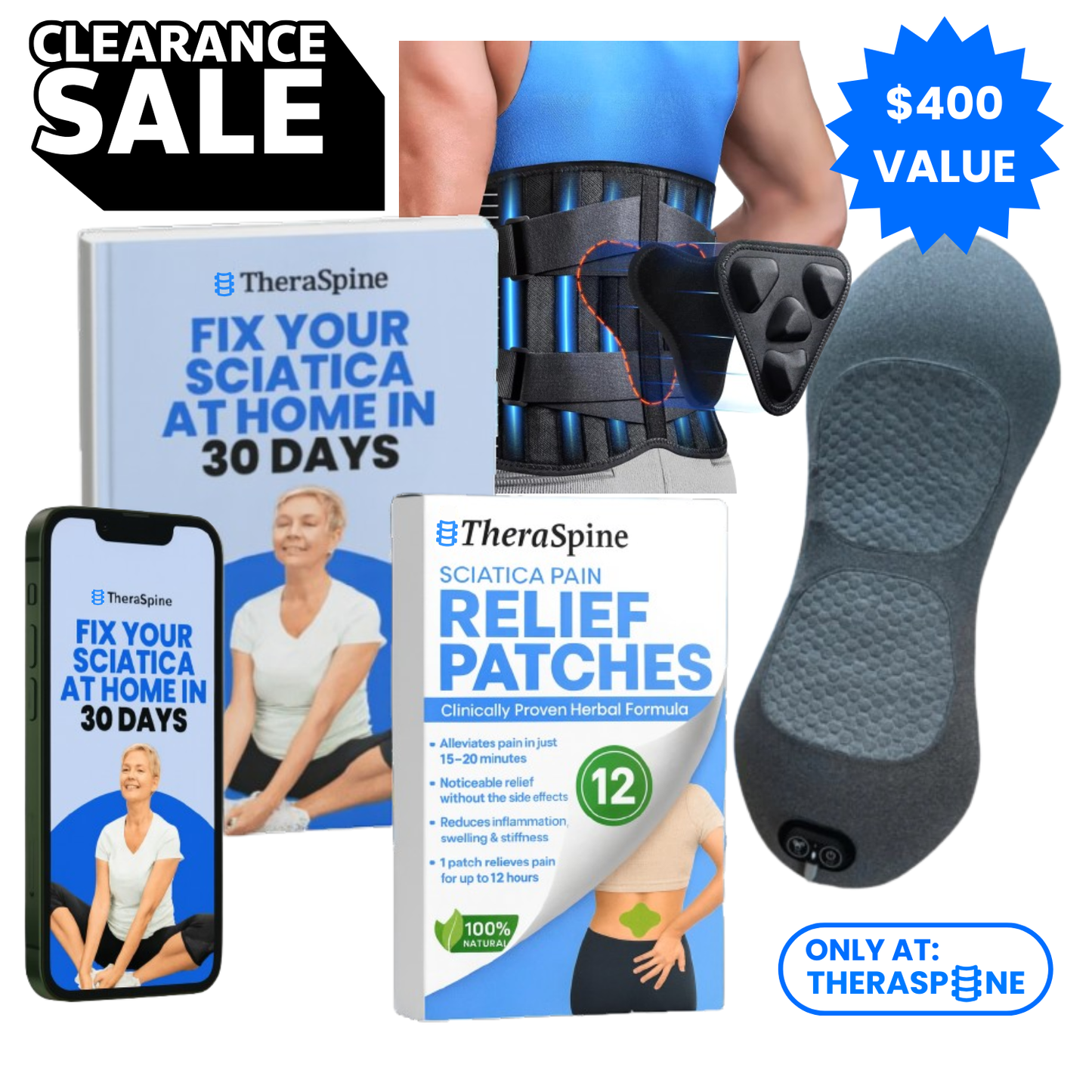 TheraSpine™ Triple-Action Therapy Massager